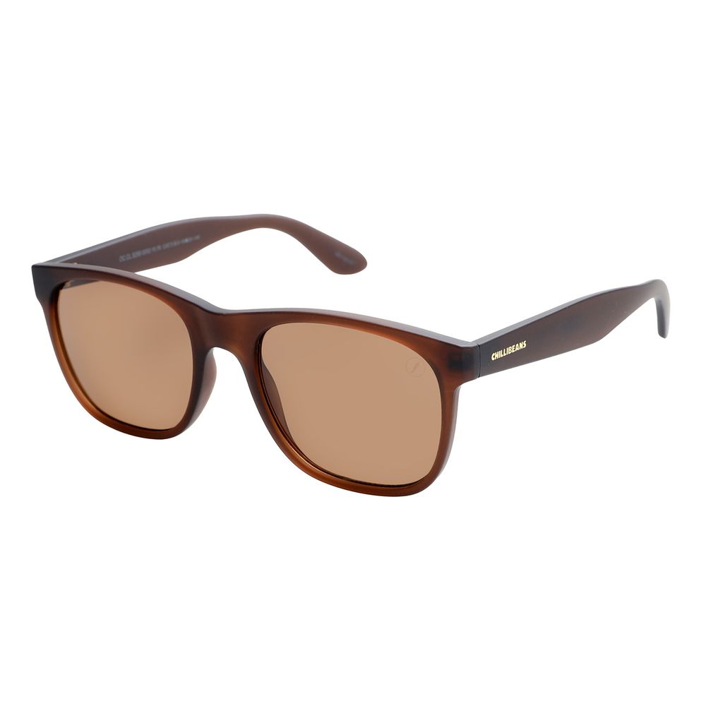 OC.CL.5259-0202.1 Oculos de Sol Masculino Chilli Beans Quadrado Marrom -4-